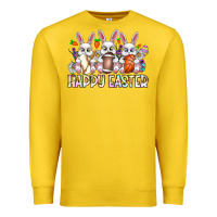 Lemon Happy Easter Spot Rabbit Premium Sweatshirt - CowhideDigitalArt