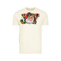 Vintage Arctic santa joy with sunflowers Vintage Tee - RanaPortraitStore