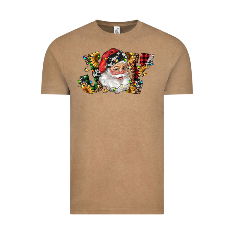 Santa Joy With Sunflowers Vintage Tee by RanaPortraitStore | Teevron