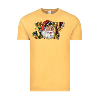 Vintage Mustard santa joy with sunflowers Vintage Tee - RanaPortraitStore