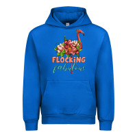 Cobalt flamingo flocking fabulous Urban Hoodie - Artiststas