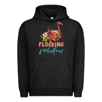 Pigment Black flamingo flocking fabulous Urban Hoodie - Artiststas