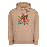 Pigment Burro flamingo flocking fabulous Urban Hoodie - Artiststas