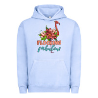 Flamingo Flocking Fabulous Urban Hoodie | Teevron
