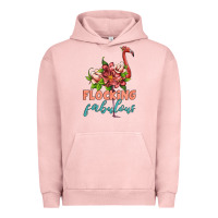 Pigment Salmon flamingo flocking fabulous Urban Hoodie - Artiststas