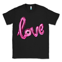 Black valentines day love balloon Classic Tee - RanaPortraitStore