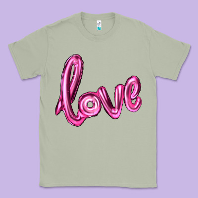 Valentines Day Love Balloon Classic Tee Designed By Ranaportraitstore