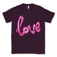 Plum valentines day love balloon Classic Tee - RanaPortraitStore