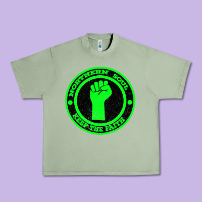 Northern Soul Keep The Faith Urban Heavy Tee Designed By Bettercallsaul