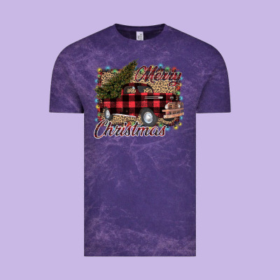 Merry Christmas Truck Vintage Tee Designed By Bettercallsaul