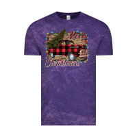 Cloud Purple Merry Christmas Truck Vintage Tee - Bettercallsaul