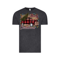 Vintage Black Merry Christmas Truck Vintage Tee - Bettercallsaul