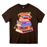 Chocolate Brown booktroverts Heavy Core Tee - JahusDesignShop