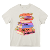Cream booktroverts Heavy Core Tee - JahusDesignShop