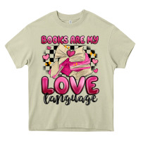Mossy books are my love language Heavy Core Tee - MaliasSmallBusiness