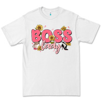 White boss lady Premium Tee - MaliasSmallBusiness