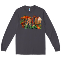 Smoke Fall vibes pumpkins Long Sleeve Tee - NancyCooperArtShop