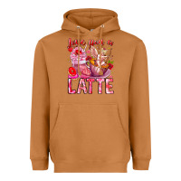 Meerkat Love You Latte Valentine Cupid Heavyweight Hoodie - CowhideDigitalArt