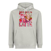 Moon Dust Love You Latte Valentine Cupid Heavyweight Hoodie - CowhideDigitalArt
