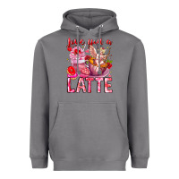 Storm Love You Latte Valentine Cupid Heavyweight Hoodie - CowhideDigitalArt