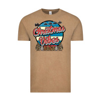 Vintage Coffee Christmas Vibes Vintage Tee - Bettercallsaul