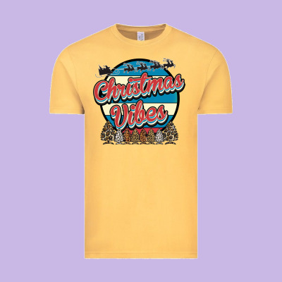 Christmas Vibes Vintage Tee Designed By Bettercallsaul