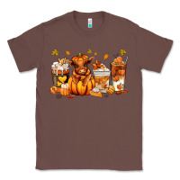 Chestnut Fall Autumn cow pumpkin coffee cups Classic Tee - RanaPortraitStore