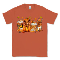 Copper Fall Autumn cow pumpkin coffee cups Classic Tee - RanaPortraitStore