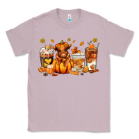 Lilac Fall Autumn cow pumpkin coffee cups Classic Tee - RanaPortraitStore