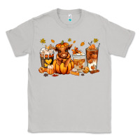 Moon Dust Fall Autumn cow pumpkin coffee cups Classic Tee - RanaPortraitStore
