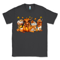 Smoke Fall Autumn cow pumpkin coffee cups Classic Tee - RanaPortraitStore