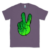 Green Peace Sign Classic Tee | Teevron