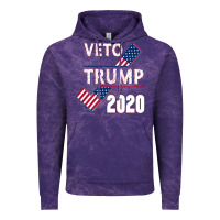 Cloud Purple Veto Trump 2020 Vintage Hoodie - Bettercallsaul