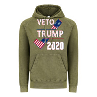 Vintage Olive Veto Trump 2020 Vintage Hoodie - Bettercallsaul