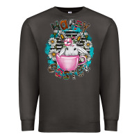 Smoke Happy Easter Premium Sweatshirt - CowhideDigitalArt