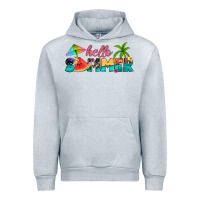Heather Grey hello summer Urban Hoodie - Artiststas