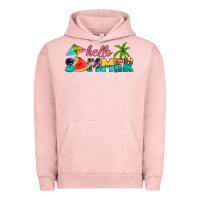 Pigment Salmon hello summer Urban Hoodie - Artiststas