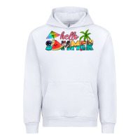 White hello summer Urban Hoodie - Artiststas