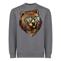 Storm Papa Bear Heavyweight Sweatshirt - HowdyJamesFarm