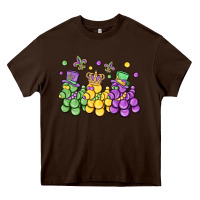 Mardi Gras Bead Dogs Heavy Core Tee | Teevron