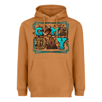 Meerkat Game day American Football leopard frame Heavyweight Hoodie - LillyAllenDesigns