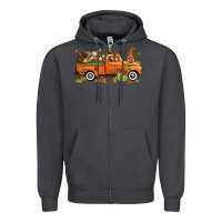 Smoke thanksgiving truck with gnome bbs Zipper Hoodie - BundleAndBundleShop