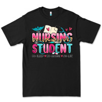 Black nursing student no sleep no money no life Premium Tee - MaliasSmallBusiness