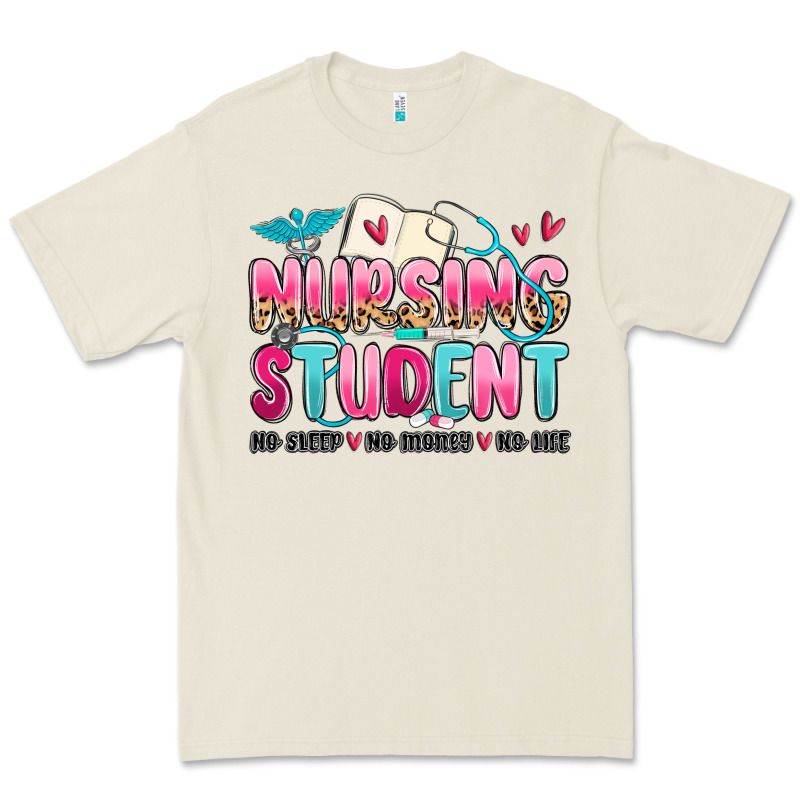 Nursing Student No Sleep No Money No Life Premium Tee by MaliasSmallBusiness | Teevron