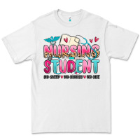 White nursing student no sleep no money no life Premium Tee - MaliasSmallBusiness
