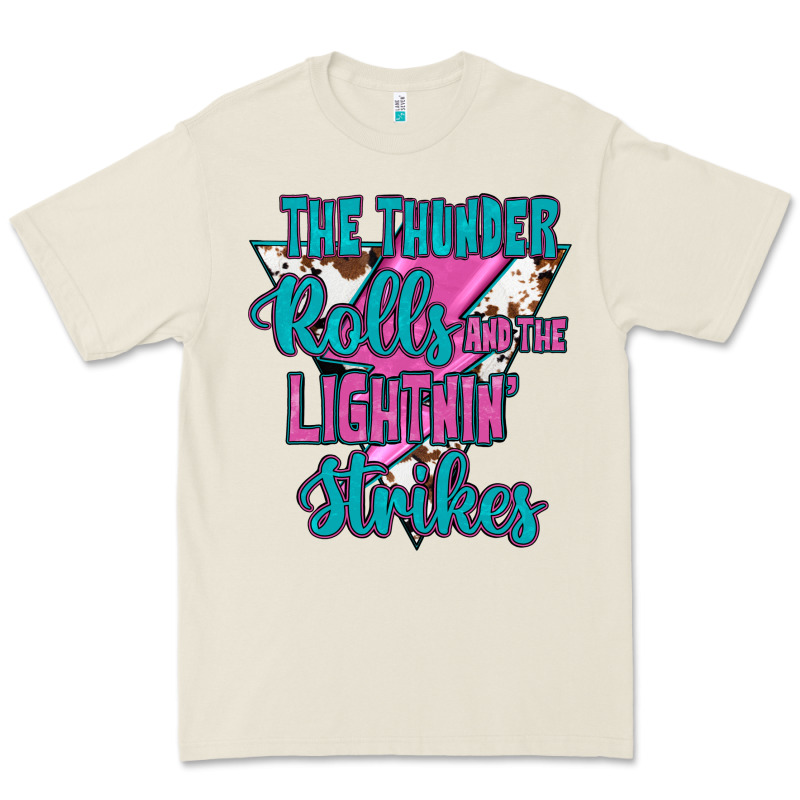 The Thunder Rolls And The Lıghtnıng Strikes Premium Tee by JahusDesignShop | Teevron