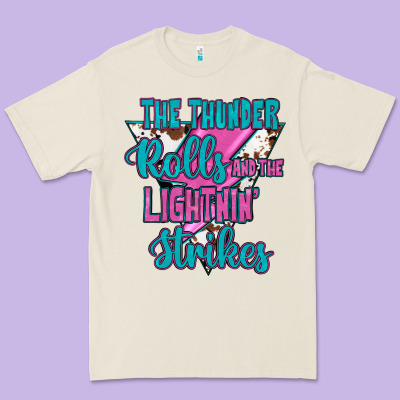 The Thunder Rolls And The Lıghtnıng Strikes Premium Tee Designed By Jahusdesignshop