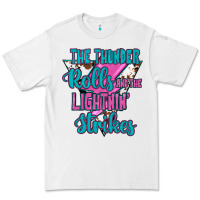 White The Thunder Rolls And The Lıghtnıng Strikes Premium Tee - JahusDesignShop