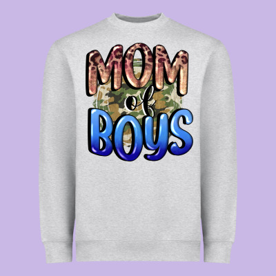 Mom Of Boys Mother's Day Heavyweight Sweatshirt Designed By Cowgirlartshop