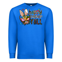True Royal Happy Easter Y'all Premium Sweatshirt - CowhideDigitalArt